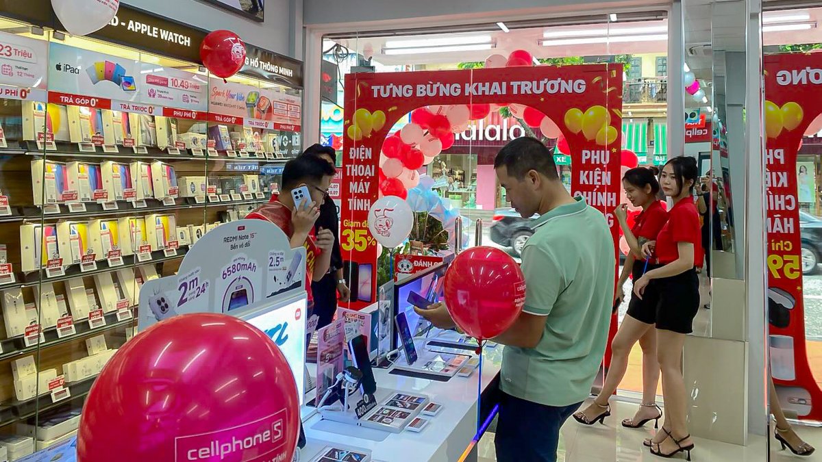 CellphoneS tưng bừng khai trương cửa hàng mới tại xã Đức Hòa, tỉnh Tây Ninh
