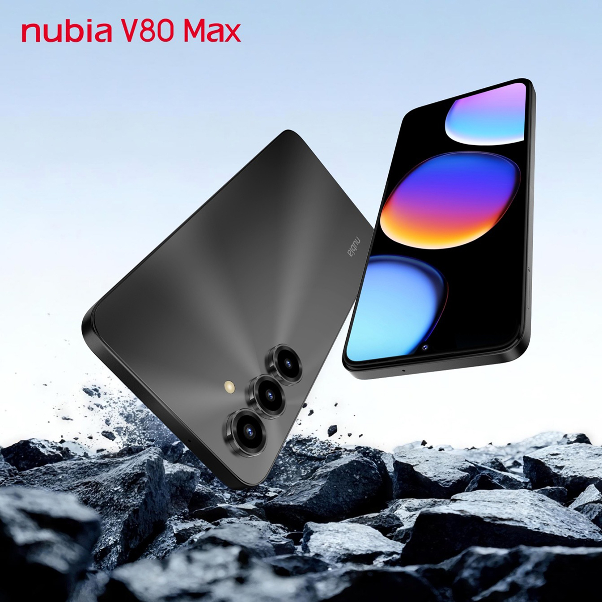 nubia V80 Max có thiết kế bền bỉ