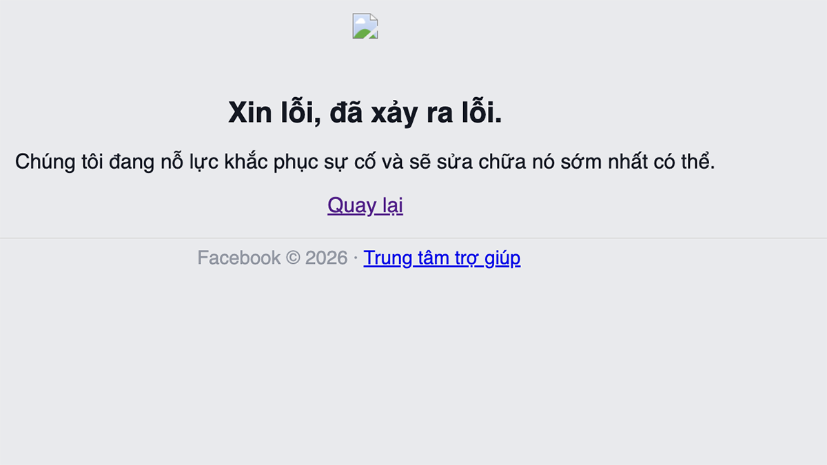 FaceBook bị sập trên toàn cầu