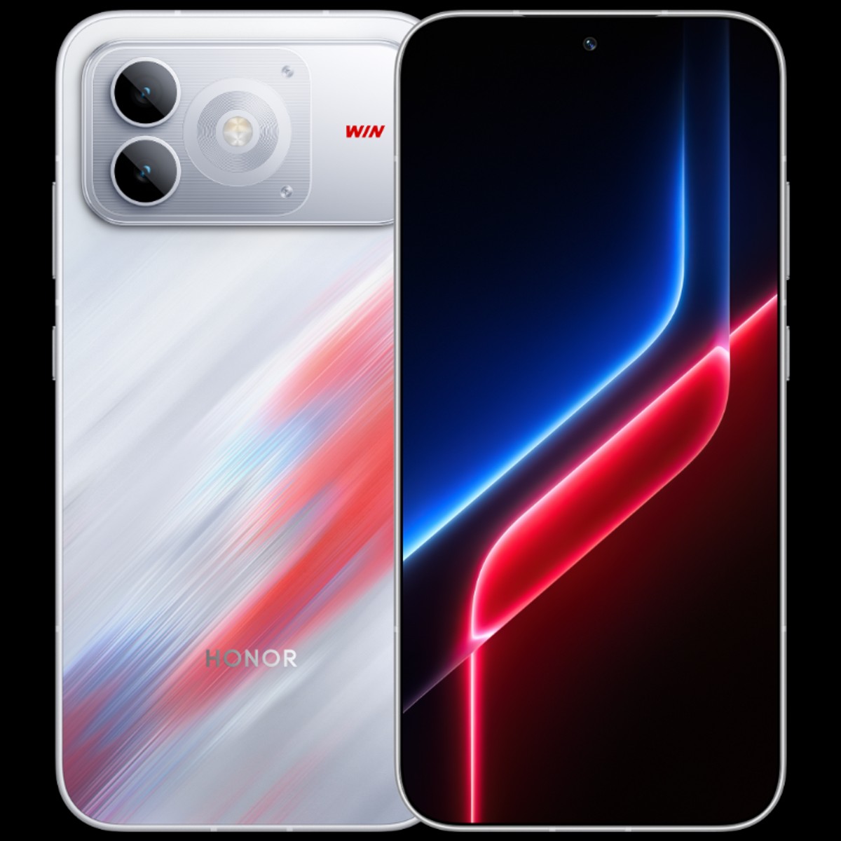 Honor Win Turbo 2 in Red and Blue Buff color
