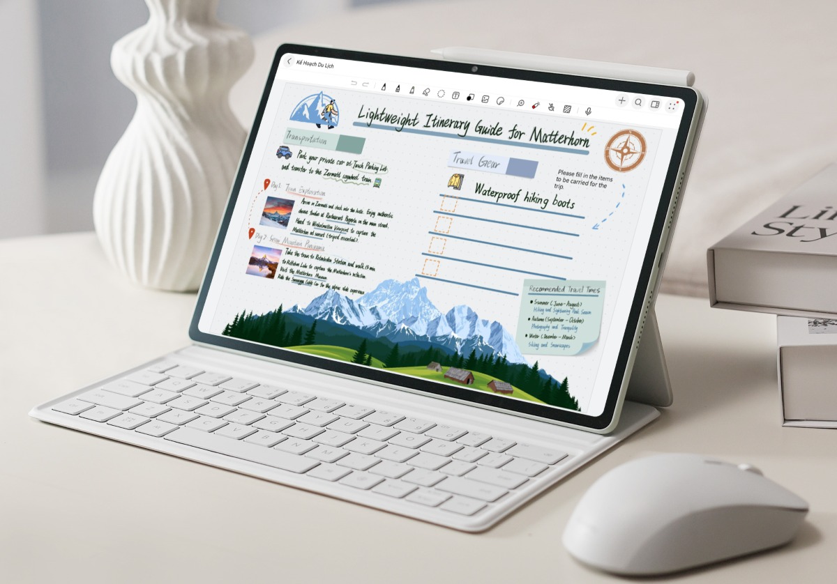 Tablet Huawei hỗ trợ tốt cho công việc lẫn giải trí