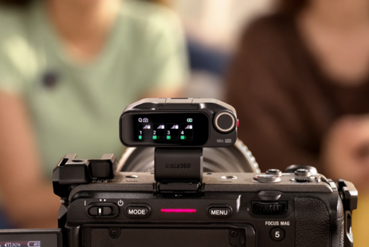 The Insta360 Mic uses the same receiver as the Insta360 Mic Pro.