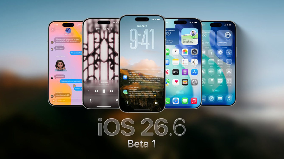 Apple bất ngờ phát hành iOS 26.6 beta 1, dọn đường cho màn ra mắt iOS mới?
