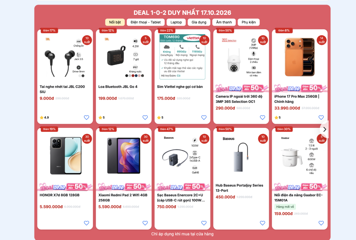 Ưu đãi nhân dịp CellphoneS khai trương cửa hàng mới
