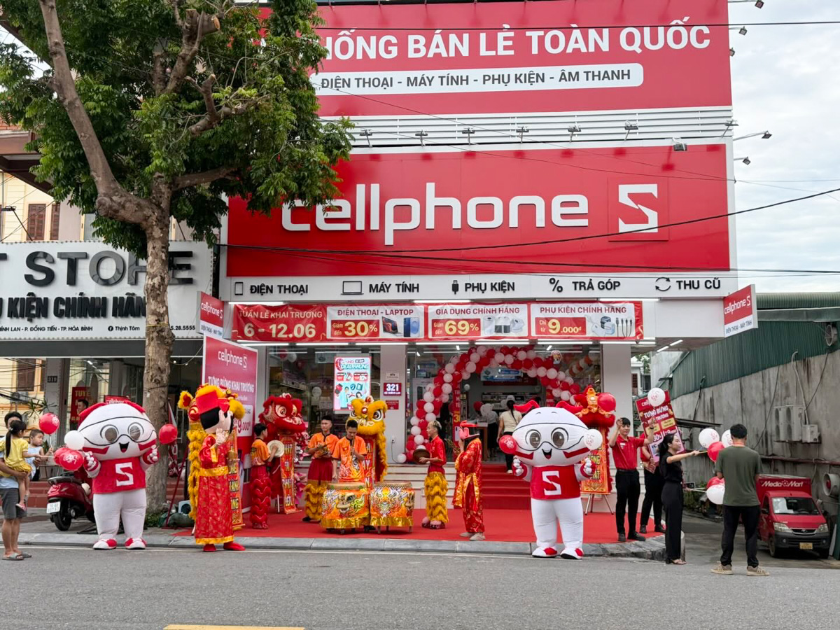 CellphoneS khai trương cửa hàng mới tại Quảng Ngãi