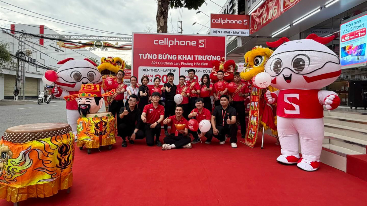 Tưng bừng khai trương cửa hàng CellphoneS mới tại tỉnh Phú Phọ: Giảm giá khủng, ưu đãi hấp dẫn!!!