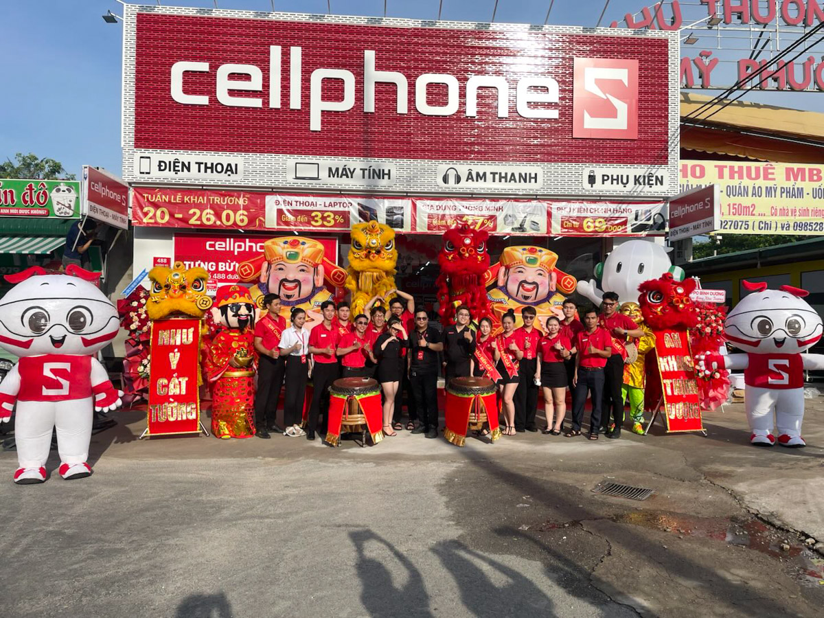 CellphoneS khai trương cửa hàng mới tại Hồ Chí Minh