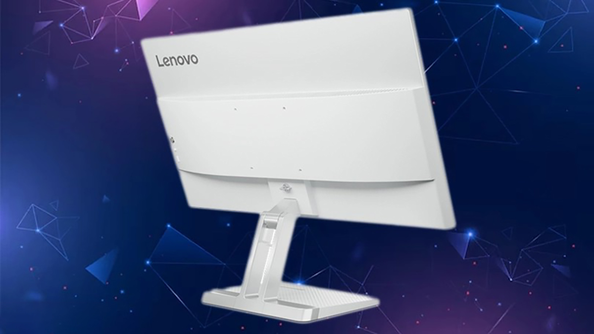 Lenovo L24I-4A 24 inch 67BCKAC6VN có thiết kế hiện đại với tông màu trắng trang nhã