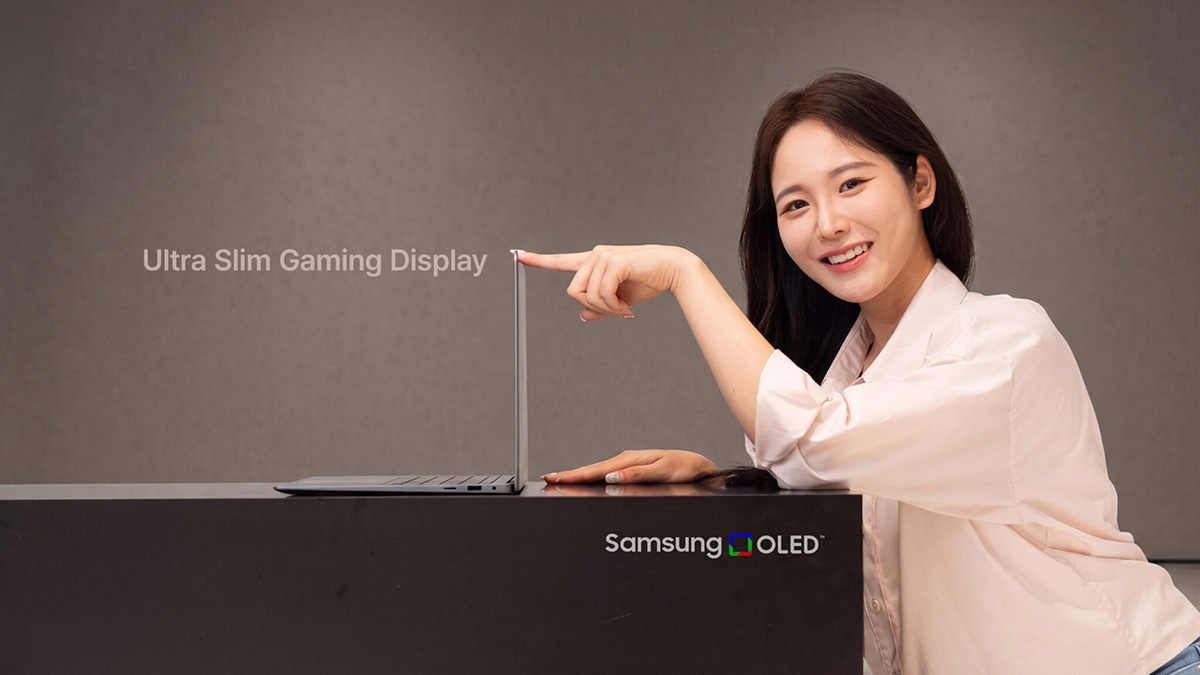 Samsung ra mắt tấm nền OLED siêu mỏng đầu tiên dành cho laptop tại Computex 2026