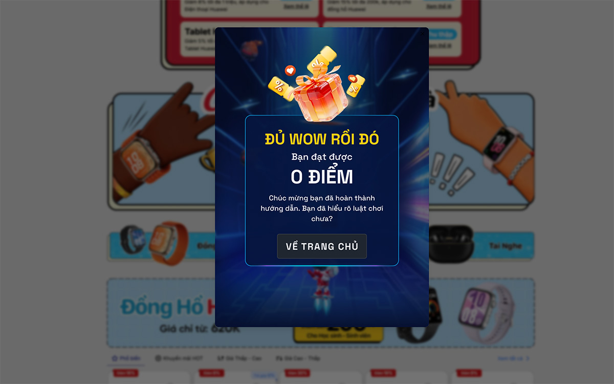 Nhiều quà tặng hấp dẫn trong chương trình mini game Tuần lễ thương hiệu Huawei