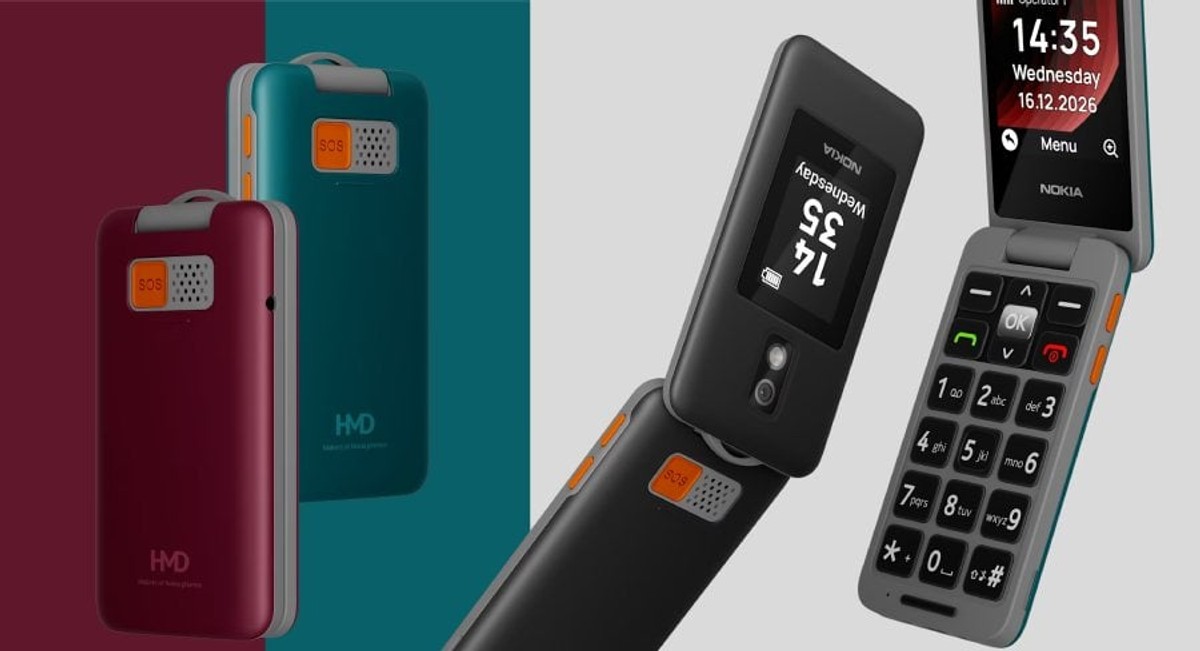 Màn hình và thiết kế của Nokia 2360 Flip
