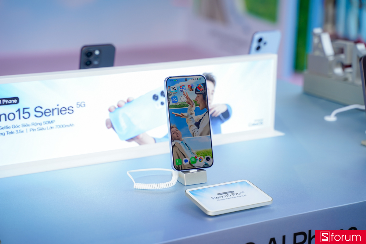 Khu vực trải nghiệm các siêu phẩm mới của OPPO