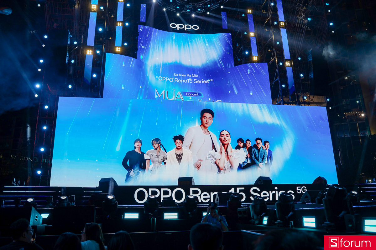 Sự kiện có sự góp mặt của nhiều ca sĩ, ban nhạc nổi tiếng tại Việt Nam