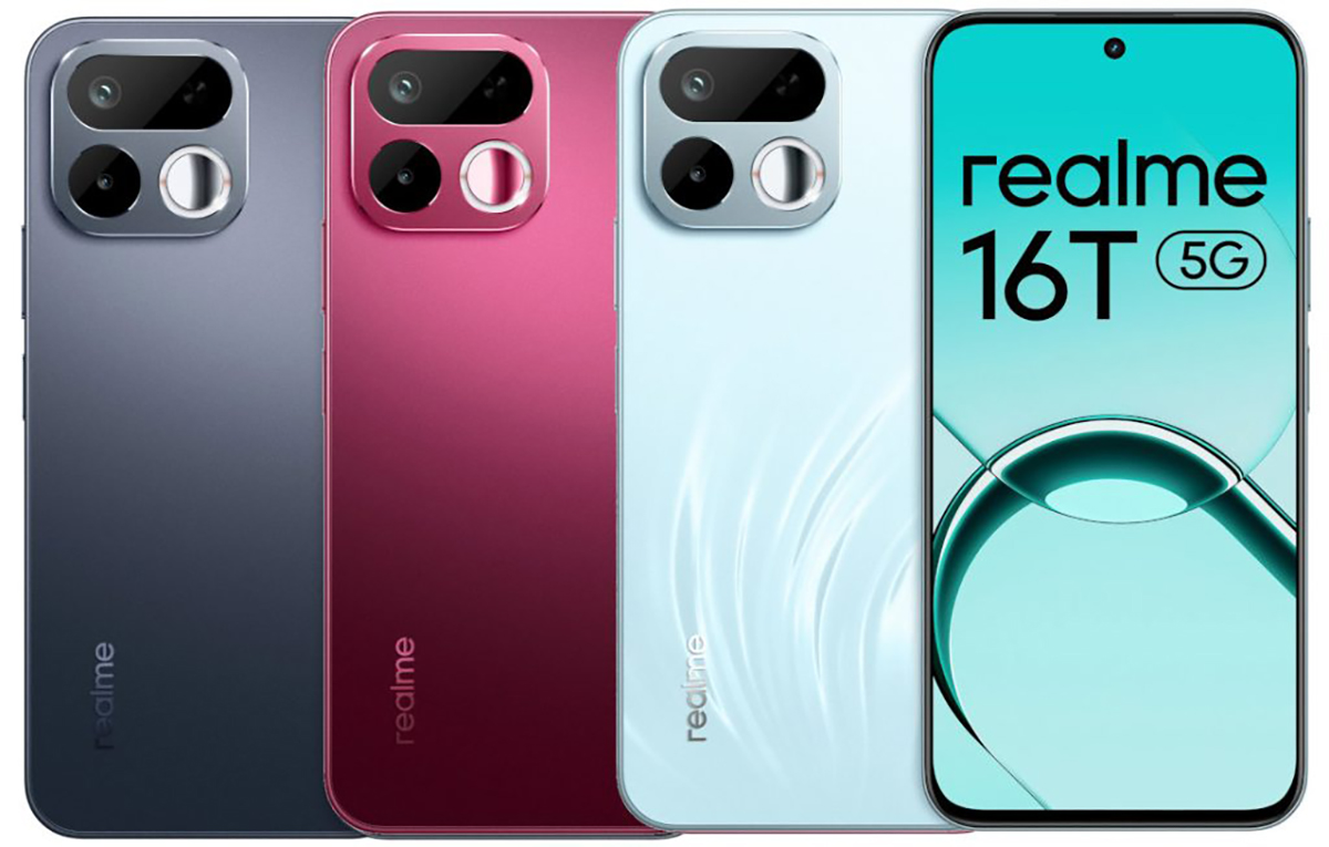 Các tùy chọn màu sắc của realme 16T