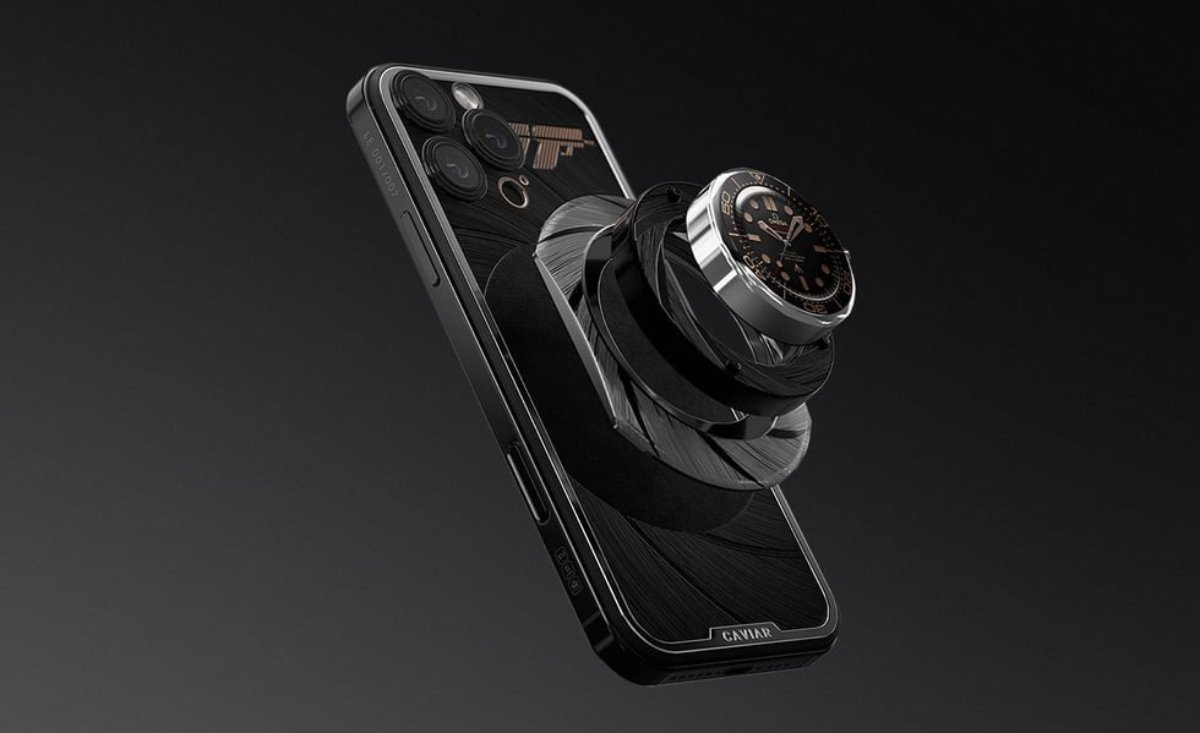 Caviar ra mắt mẫu iPhone bản giới hạn có đồng hồ Omega Seamaster ở mặt lưng
