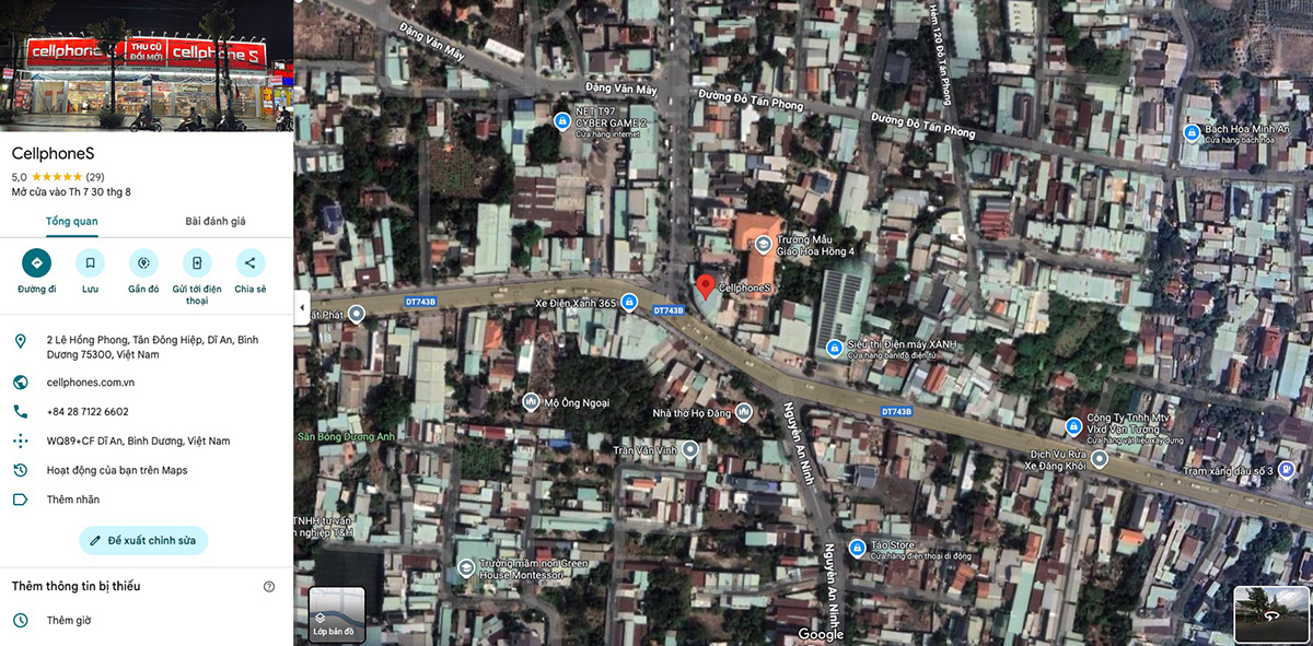 Cửa hàng CellphoneS mới tại TPHCM