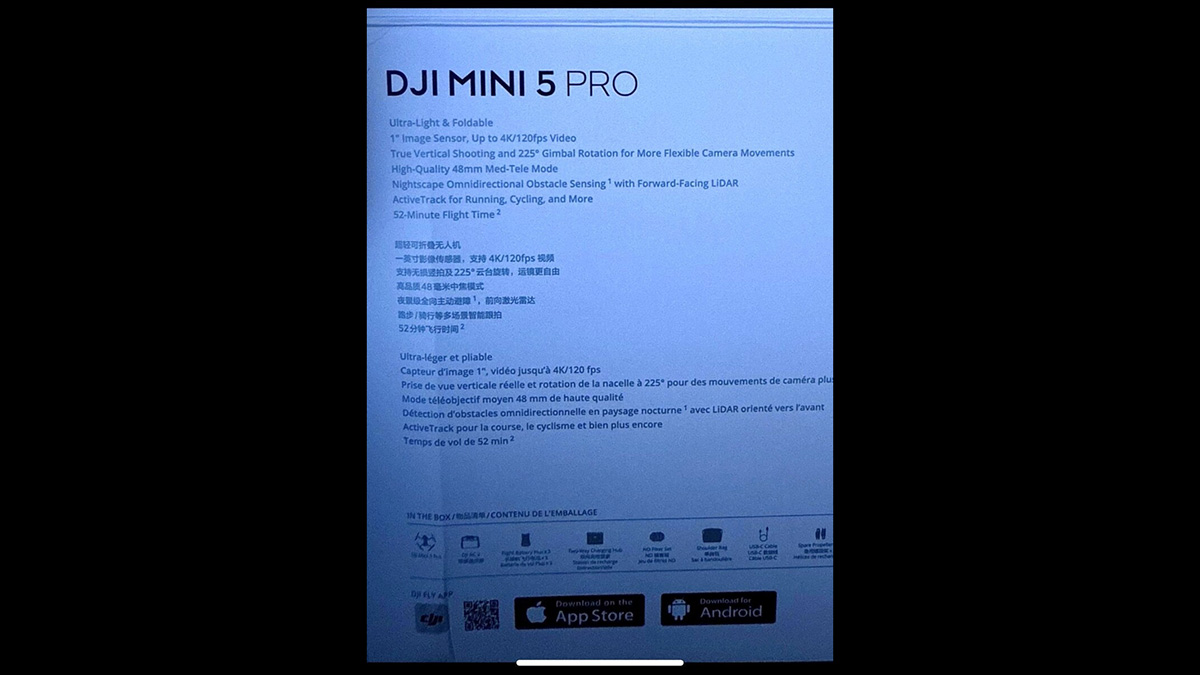 Ảnh hộp bán lẻ DJI Mini 5 Pro