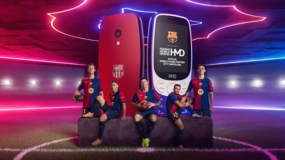 Phiên bản Nokia 3210 dành cho fan đội bóng Barcelona ra mắt với đăng ký DeepSeek AI, giá 1.57 triệu đồng