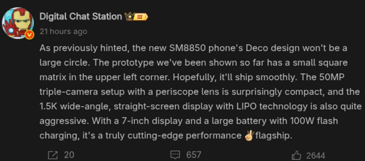 OnePlus 15 sẽ không có cụm camera tròn quen thuộc