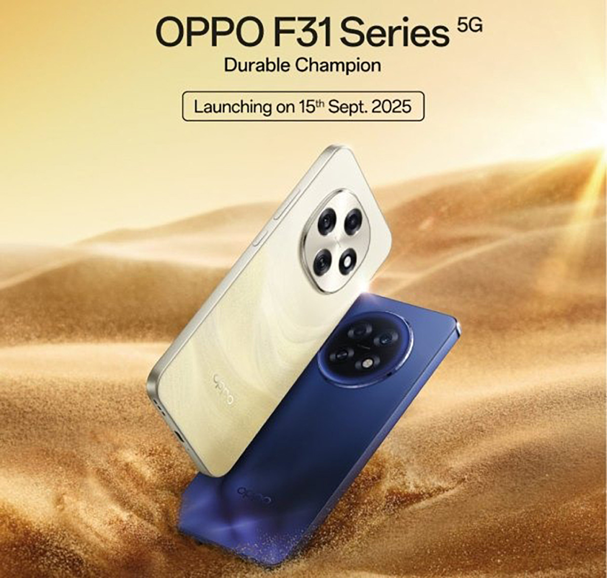 Poster ngày ra mắt của OPPO F31 Series