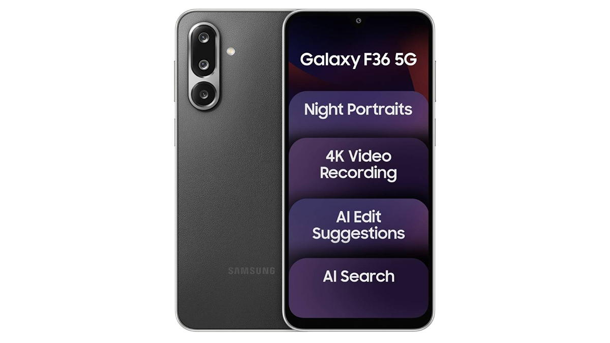 Galaxy F36 5G có mặt lưng da cao cấp