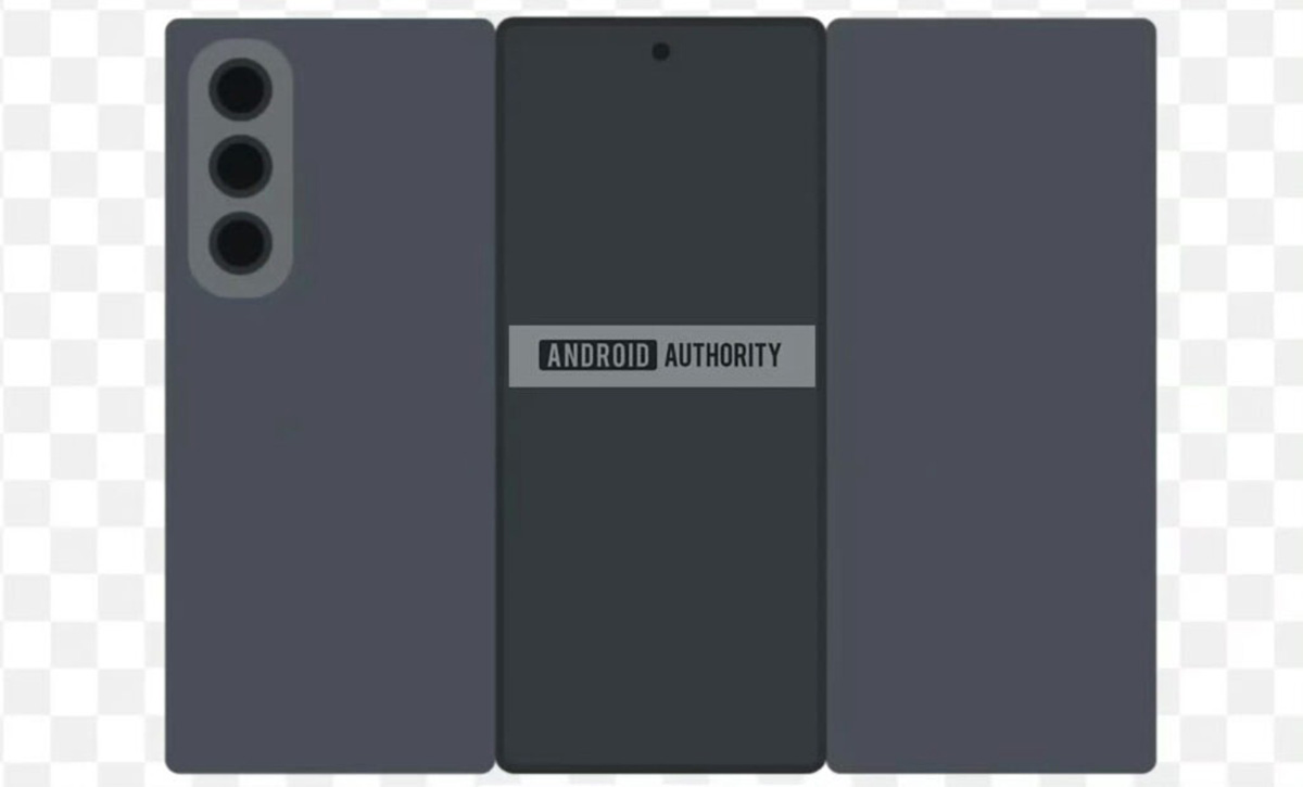 Thiết kế smartphone màn hình gập ba của Samsung