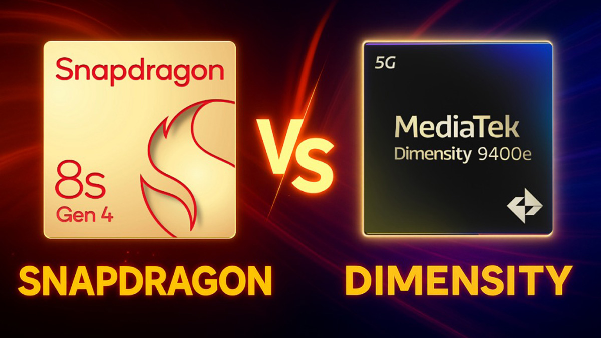 So sánh Snapdragon 8s Gen 4 vs Dimensity 9400e: Chip nào có hiệu năng vượt trội hơn?