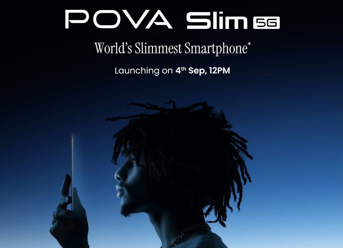 Tecno Pova Slim 5G sẽ ra mắt vào ngày 4/9