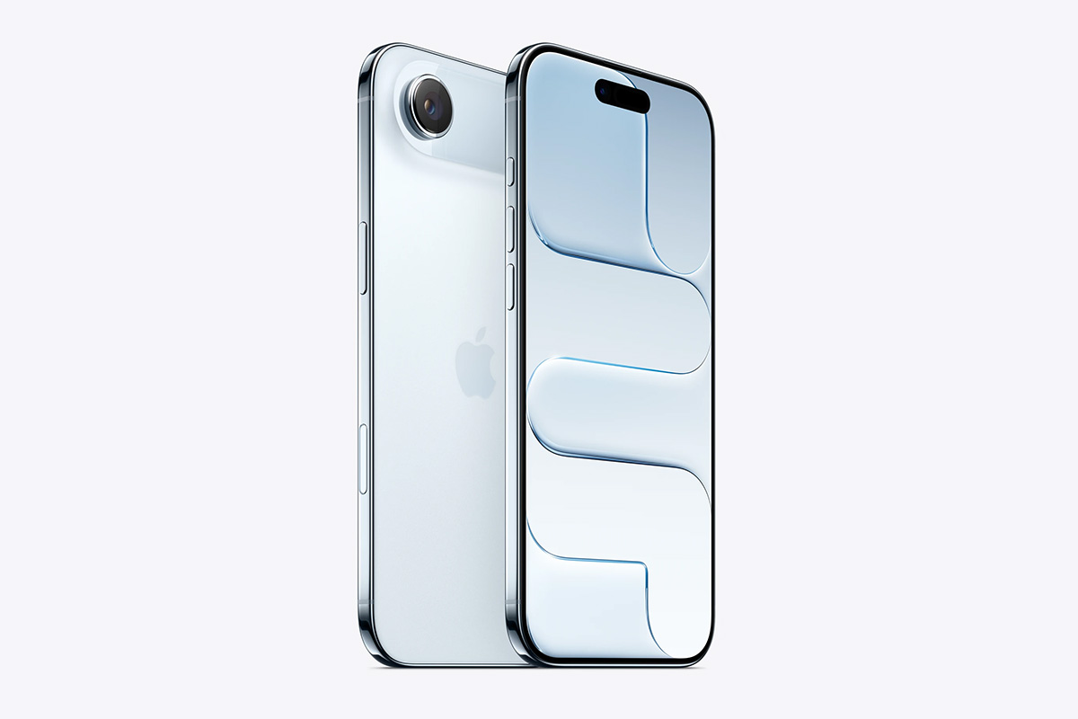 Điện thoại iPhone Air có camera selfie 18MP chất lượng.