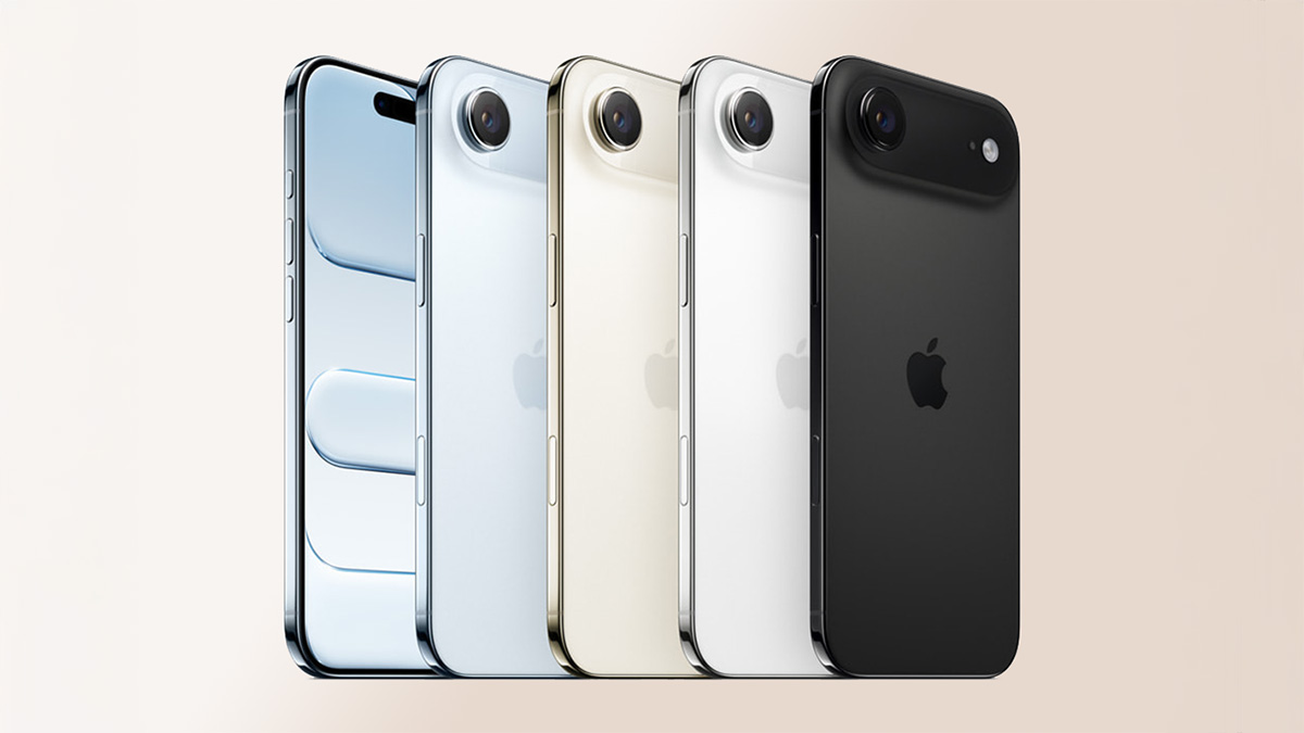iPhone Air ra mắt: Thân máy siêu mỏng 5.6mm, chip A19 Pro và màn hình tần số quét 120Hz