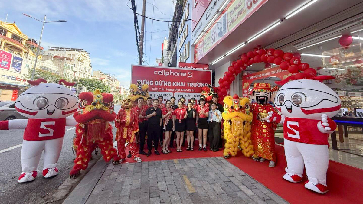 CellphoneS mừng khai trương cửa hàng mới tại Ninh Bình và TP.HCM với hàng loạt ưu đãi, giảm giá hấp dẫn
