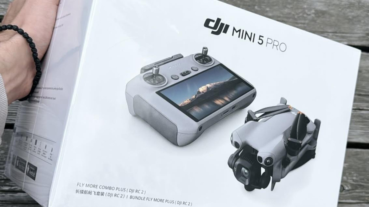 Rò rỉ hộp bán lẻ DJI Mini 5 Pro, hé lộ nhiều chi tiết thú vị