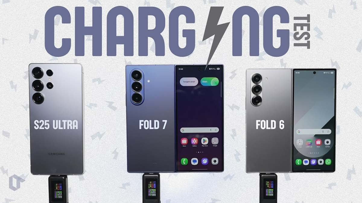 Đọ tốc độ sạc Galaxy Z Fold7 và Galaxy Z Fold6: Kết quả sẽ khiến bạn bất ngờ!!!