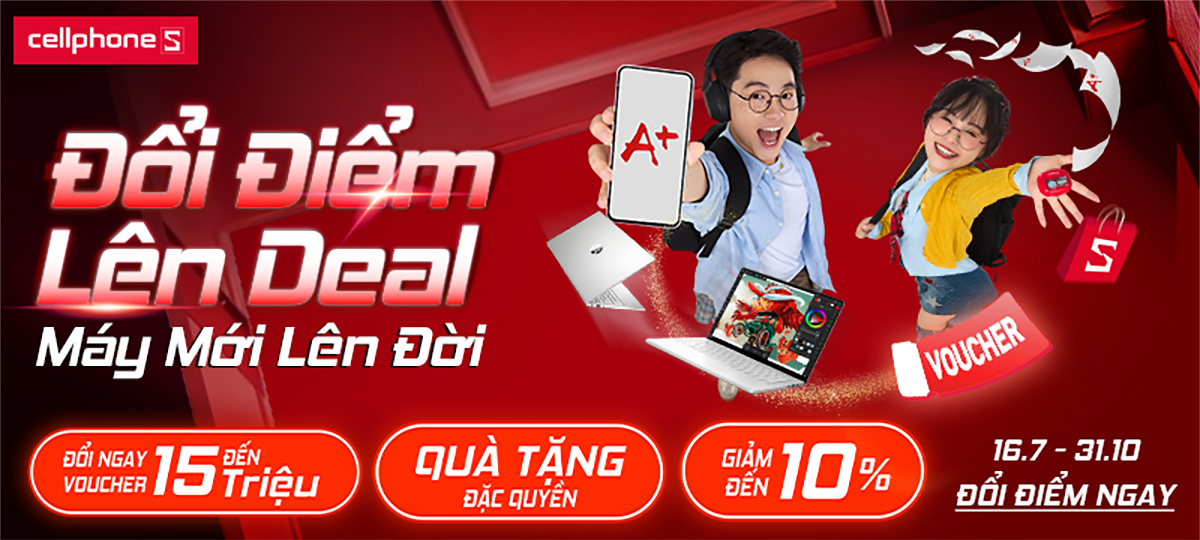 Đổi điểm thi nhận ngay voucher giảm giá hấp dẫn