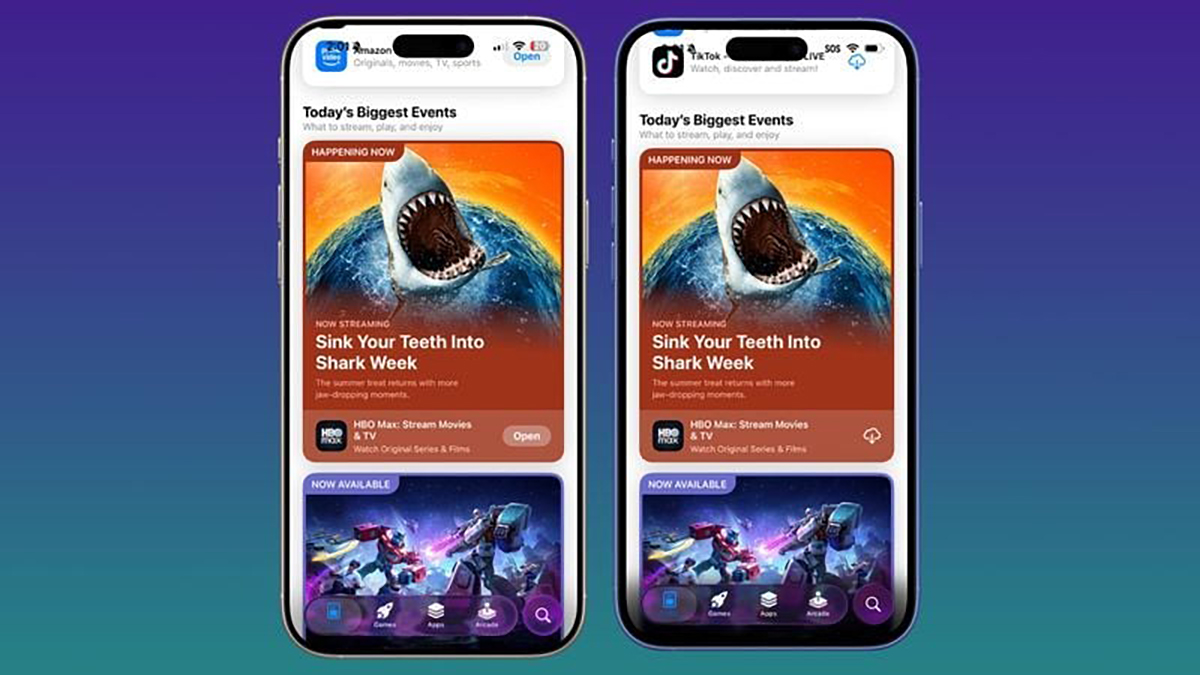iOS 26 beta 4 bên trái, beta 3 bên phải