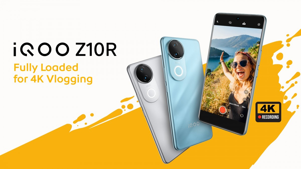 vivo iQOO Z10R ra mắt: Chip Dimensity 7400, camera selfie 4K và pin 5700 mAh, giá từ 5.9 triệu đồng