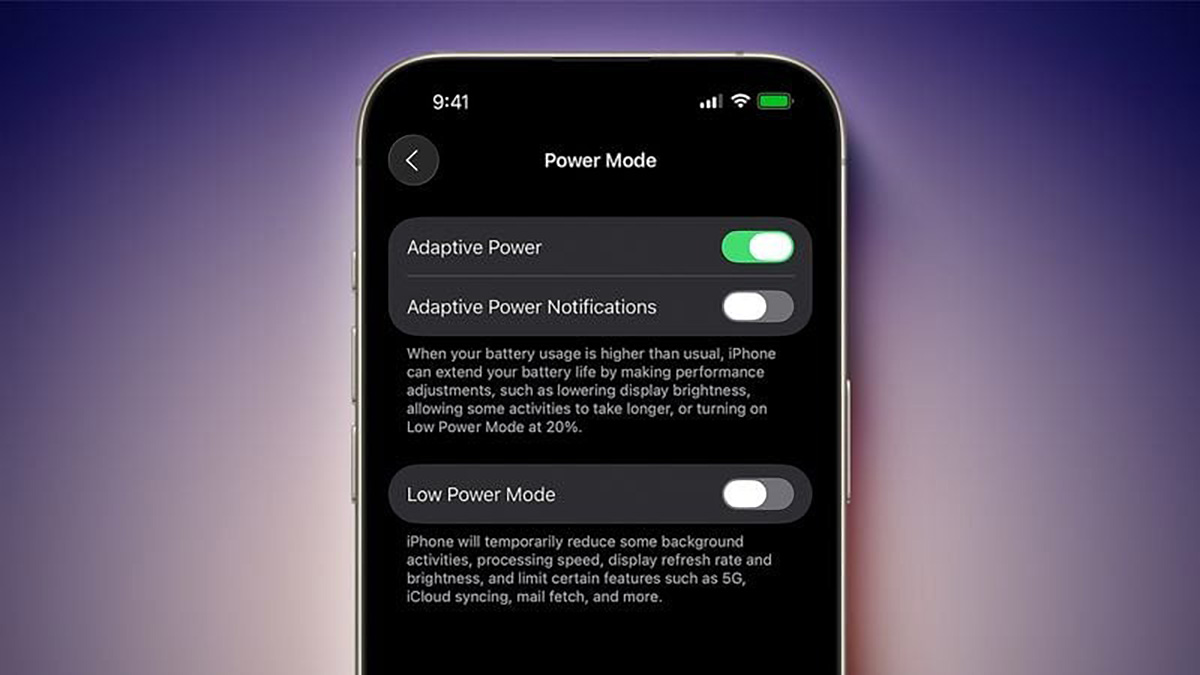 Bản beta mới còn cải thiện tính năng Adaptive Power