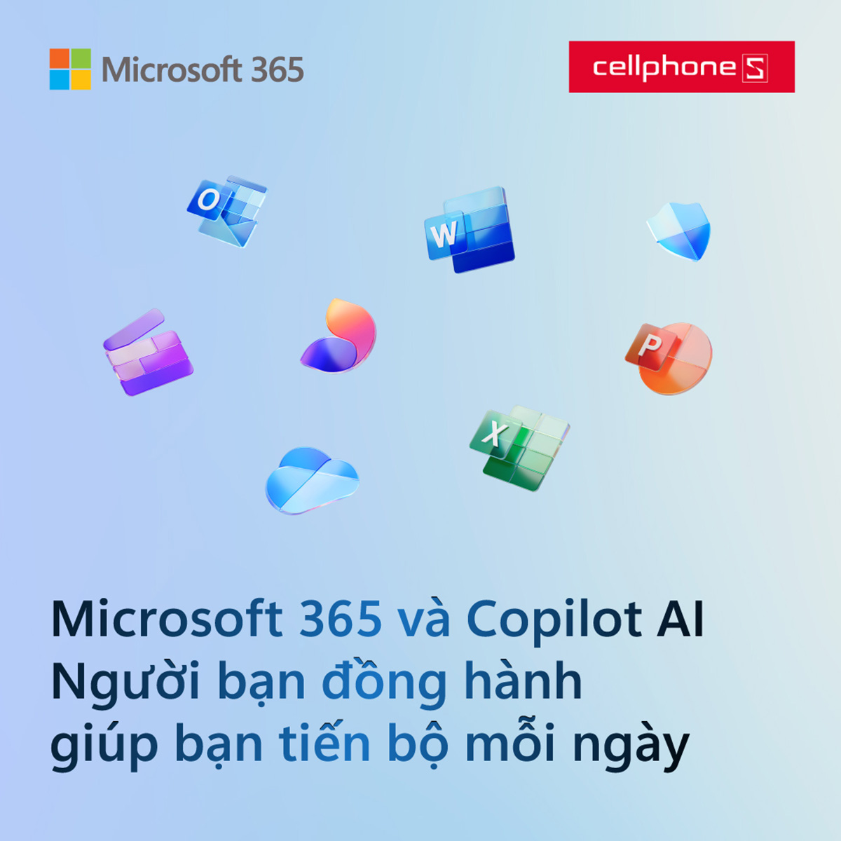 Microsoft 365 và Copilot AI là người bạn đồng hành giúp bạn tiến bộ mỗi ngày