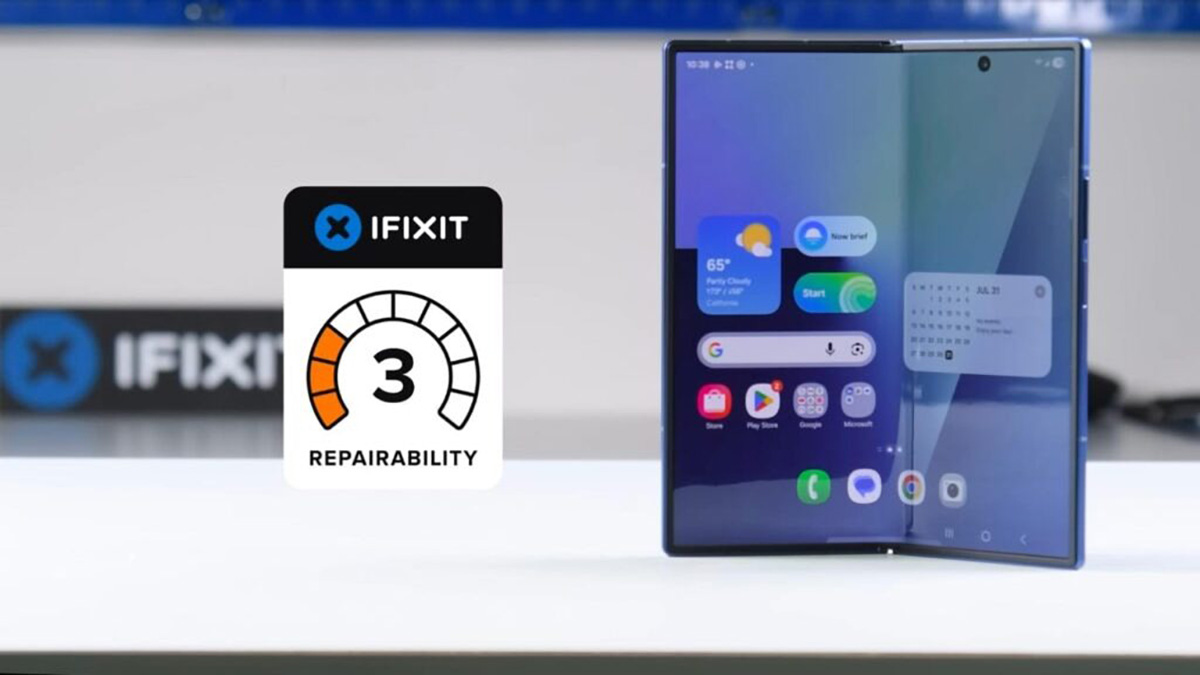 “Mổ bụng” Galaxy Z Fold7 để khám phá “nội thất”: Đạt 3/10 điểm về khả năng sửa chữa