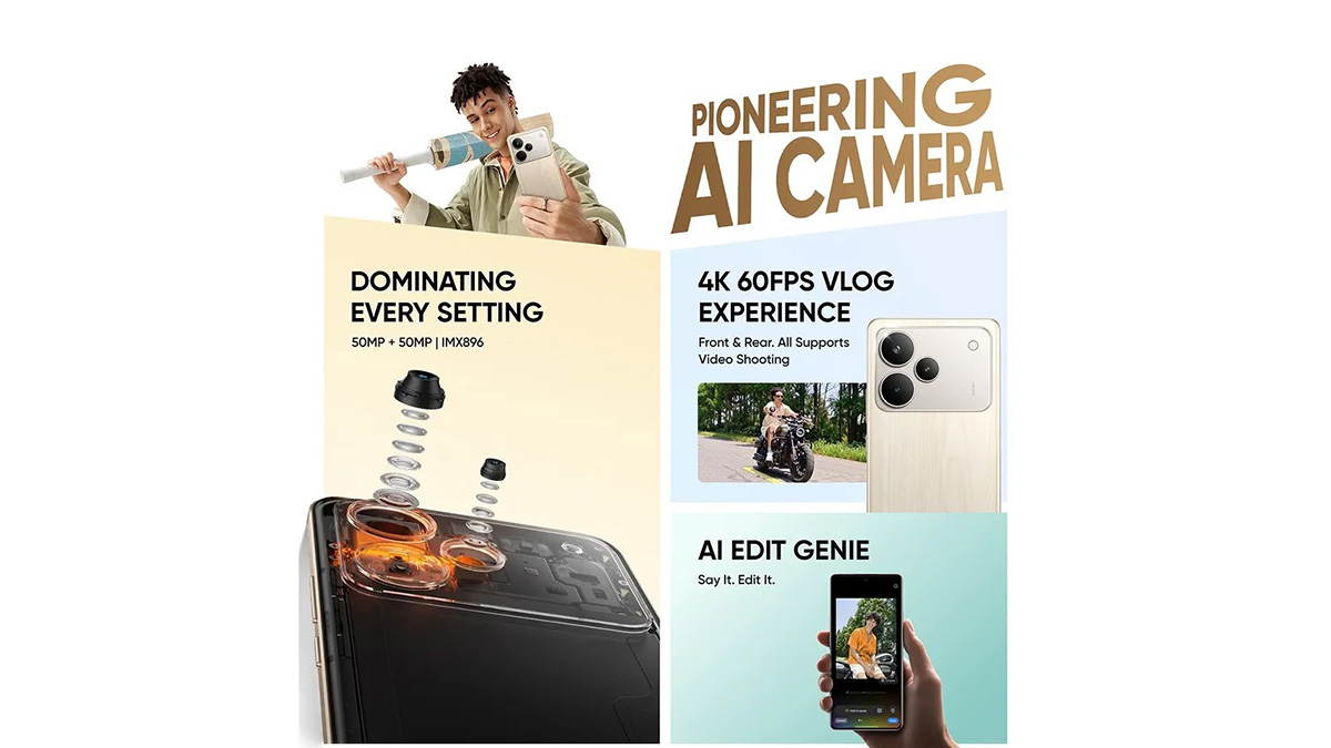 realme P4 Pro có hệ thống camera chất lượng