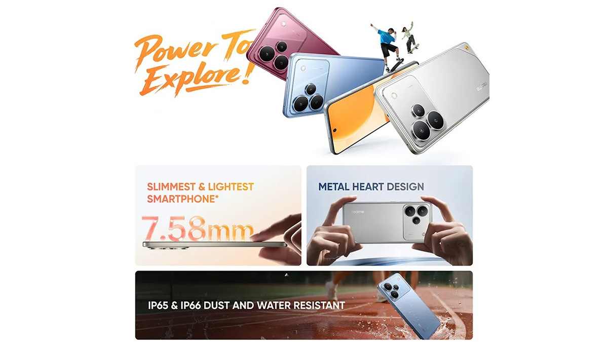 realme P4 có thiết kế hấp dẫn