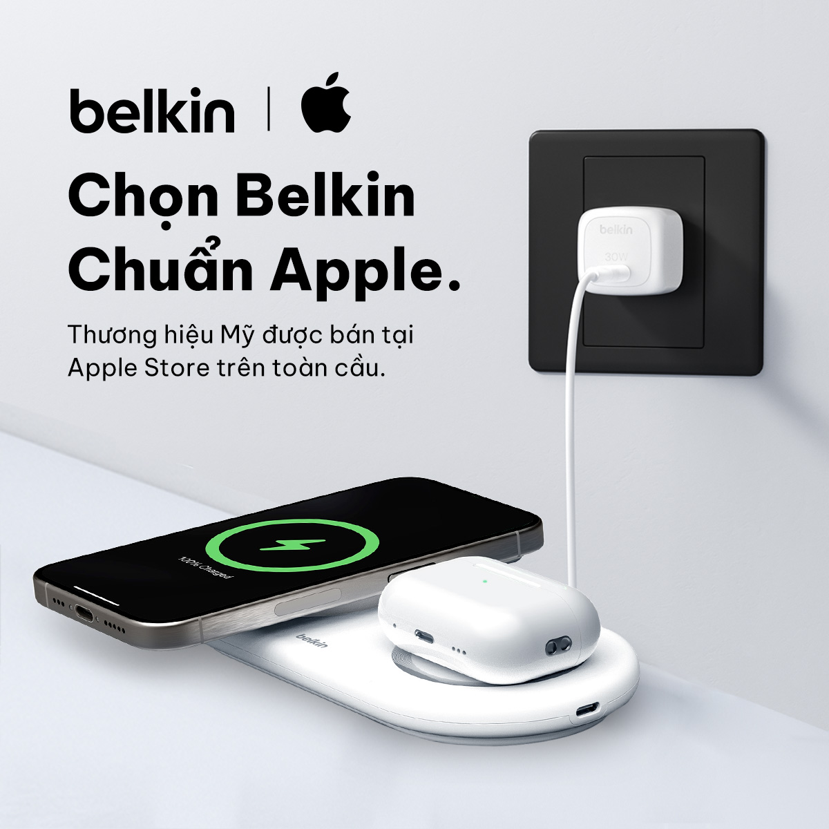 Belkin là đối tác tin cậy của Apple