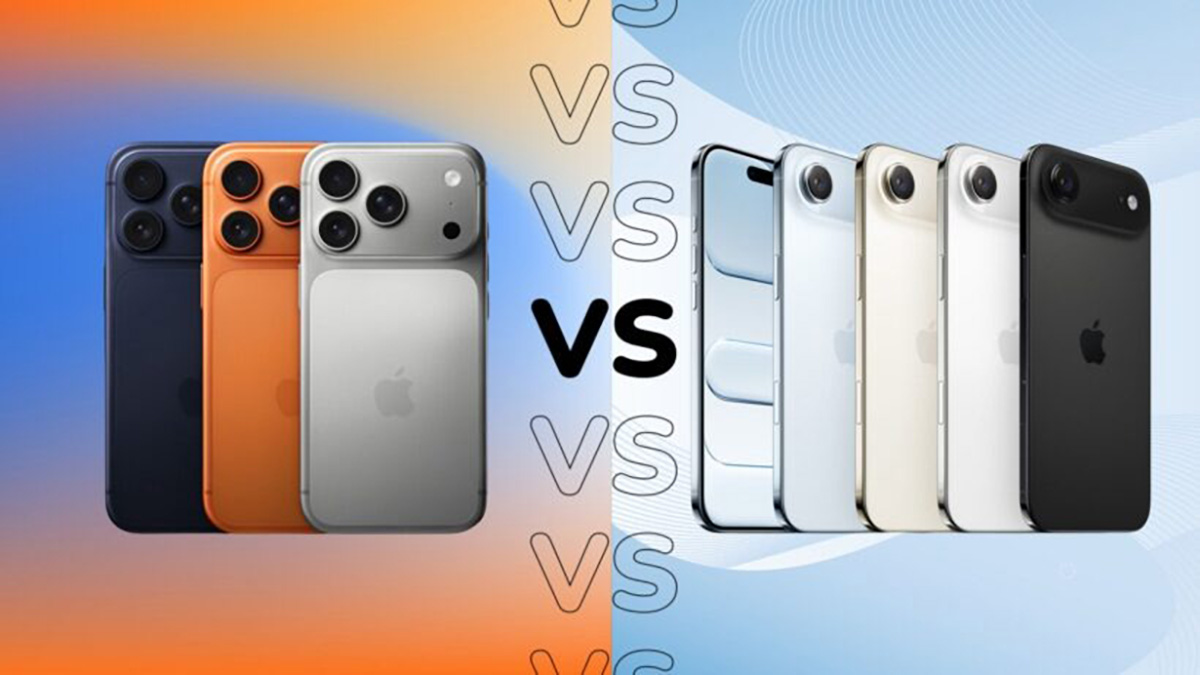 So sánh iPhone Air và 17 Pro Max: Chọn thiết kế siêu mỏng hay cấu hình đỉnh cao?