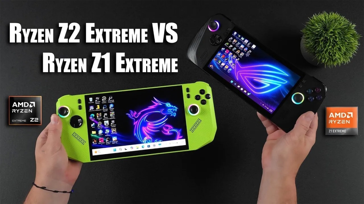 So sánh Ryzen Z2 Extreme vs Z1 Extreme