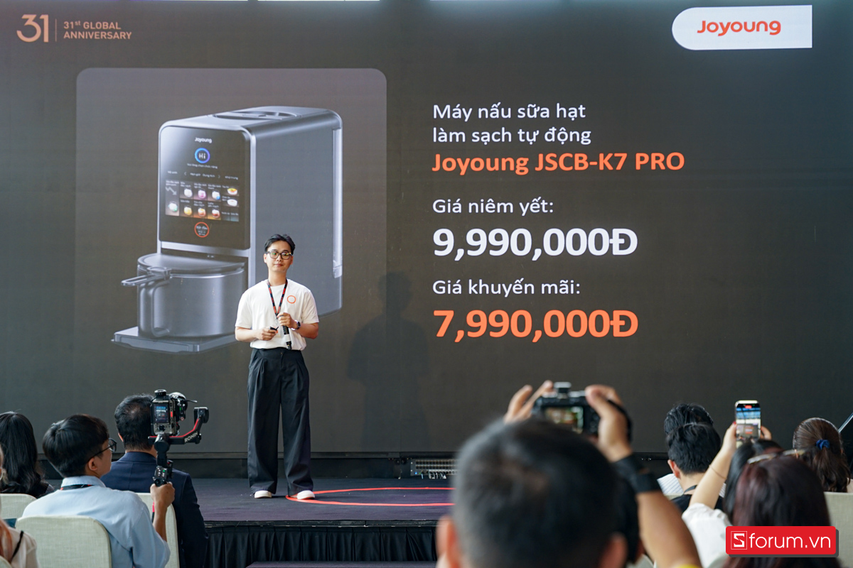 Giá bán chính thức của Joyoung K7 Pro