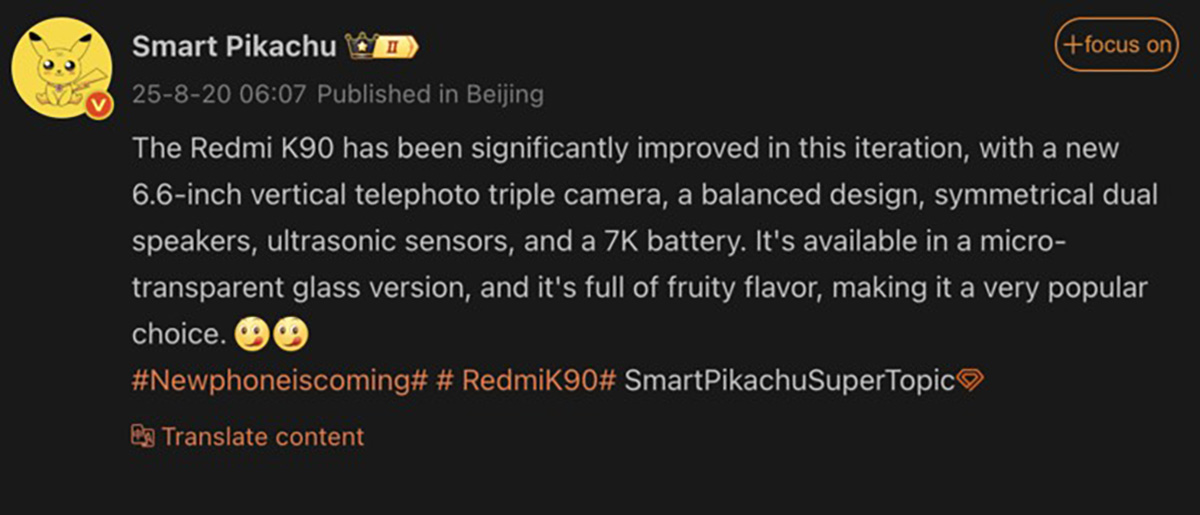 Redmi K90 mang đến khá nhiều nâng cấp so với thế hệ trước