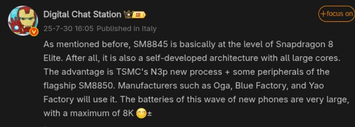 Snapdragon 8 Plus có thiết kế toàn lõi lớn