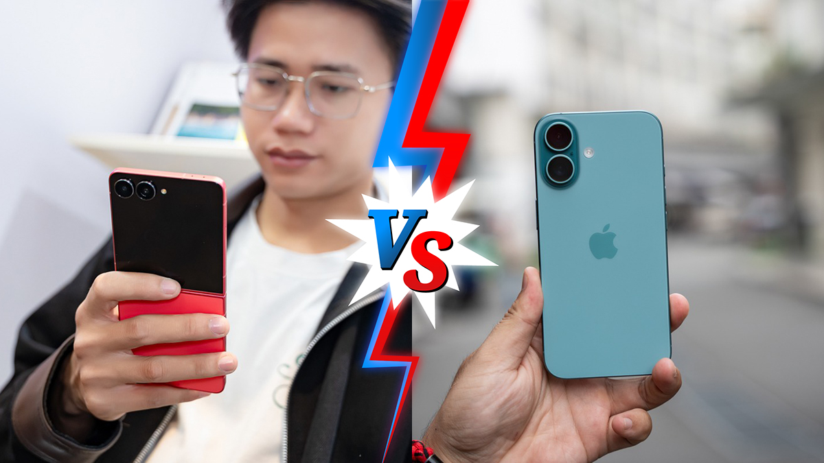 So sánh Samsung Galaxy Z Flip7 vs iPhone 16: Nên chọn “siêu phẩm” nhỏ gọn nào?