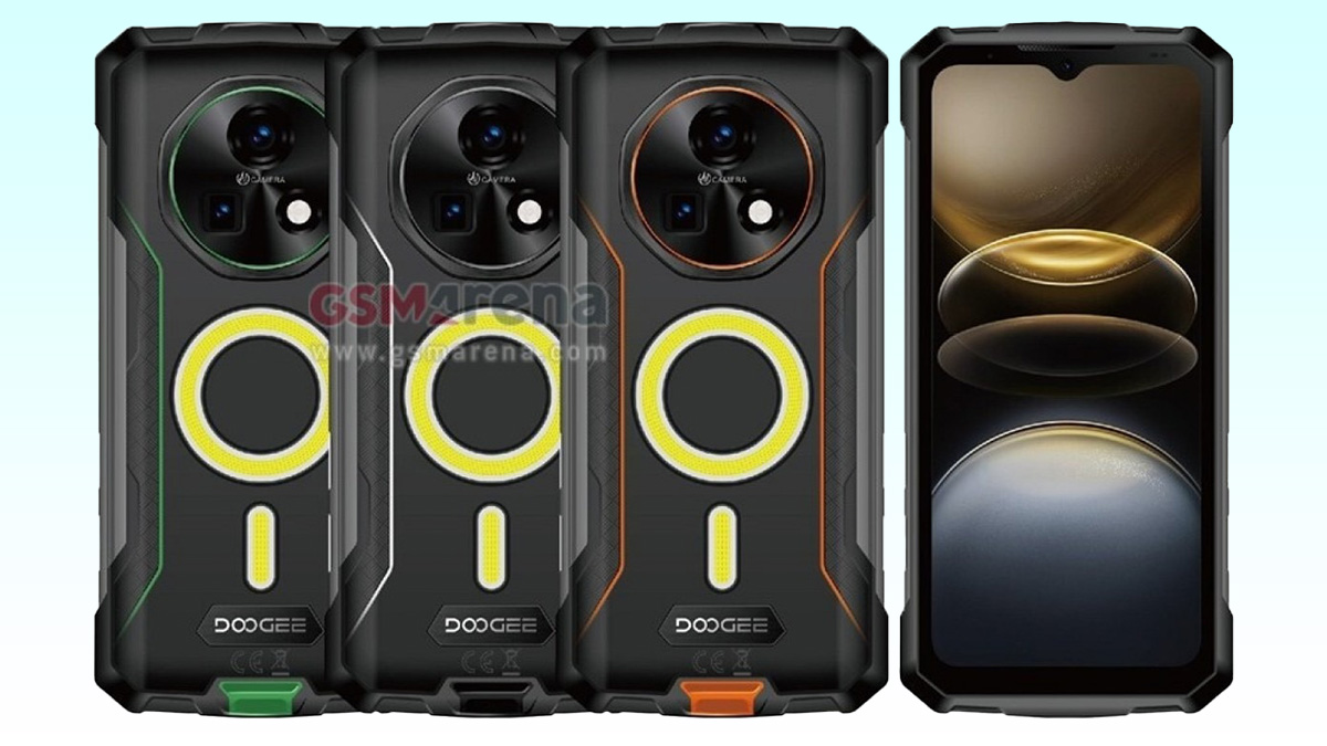 Doogee Fire 5 Ultra có thiết kế bền bỉ, đèn cắm trại ở mặt lưng