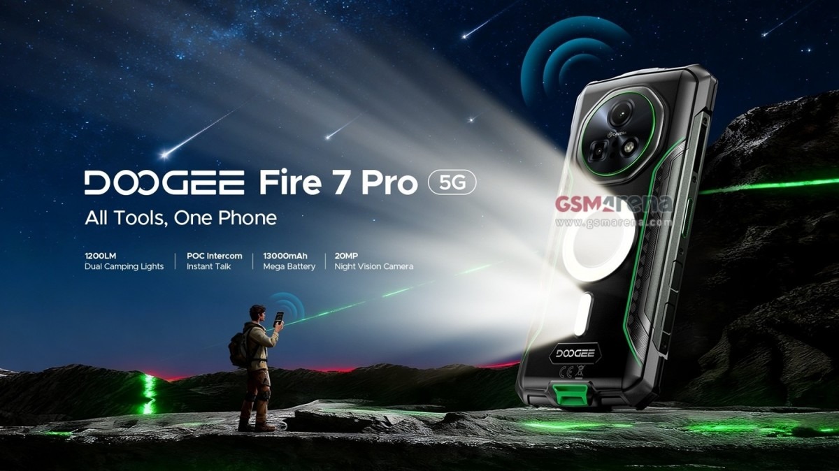 Doogee Fire 7 Pro có đèn cắm trại kép khá hữu dụng